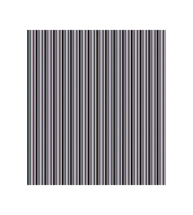 Papel de parede com listras cinza e preta - Listrado 164