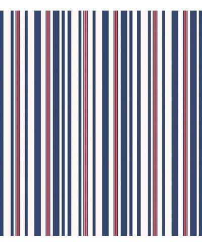 Papel de parede listrado azul, branco e vermelho Papel de parede listrado azul, branco e vermelho