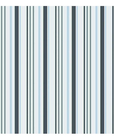 Papel de parede listrado azul, cinza escuro e branco Papel de parede listrado azul, cinza escuro e branco