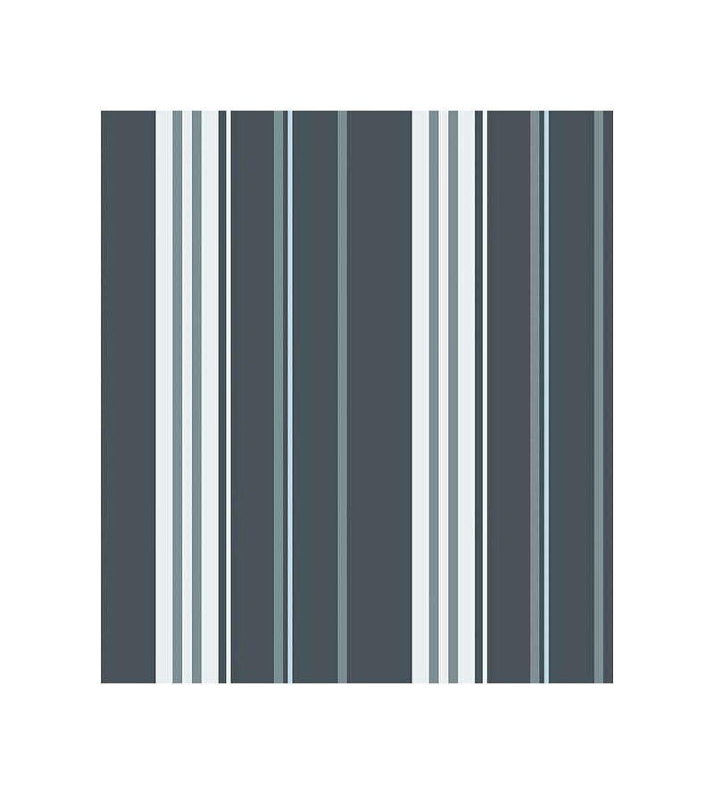 Papel de parede listrado cinza escuro e branco