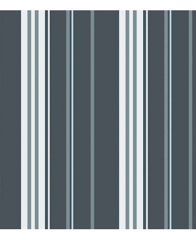 Papel de parede listrado cinza escuro e branco Papel de parede listrado cinza escuro e branco