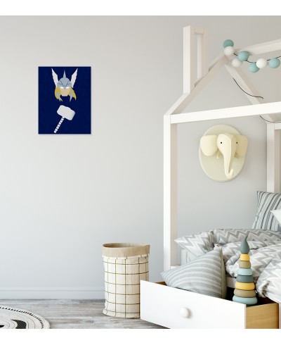 Quadro Decorativo Thor Logo Quadro Decorativo Thor Logo