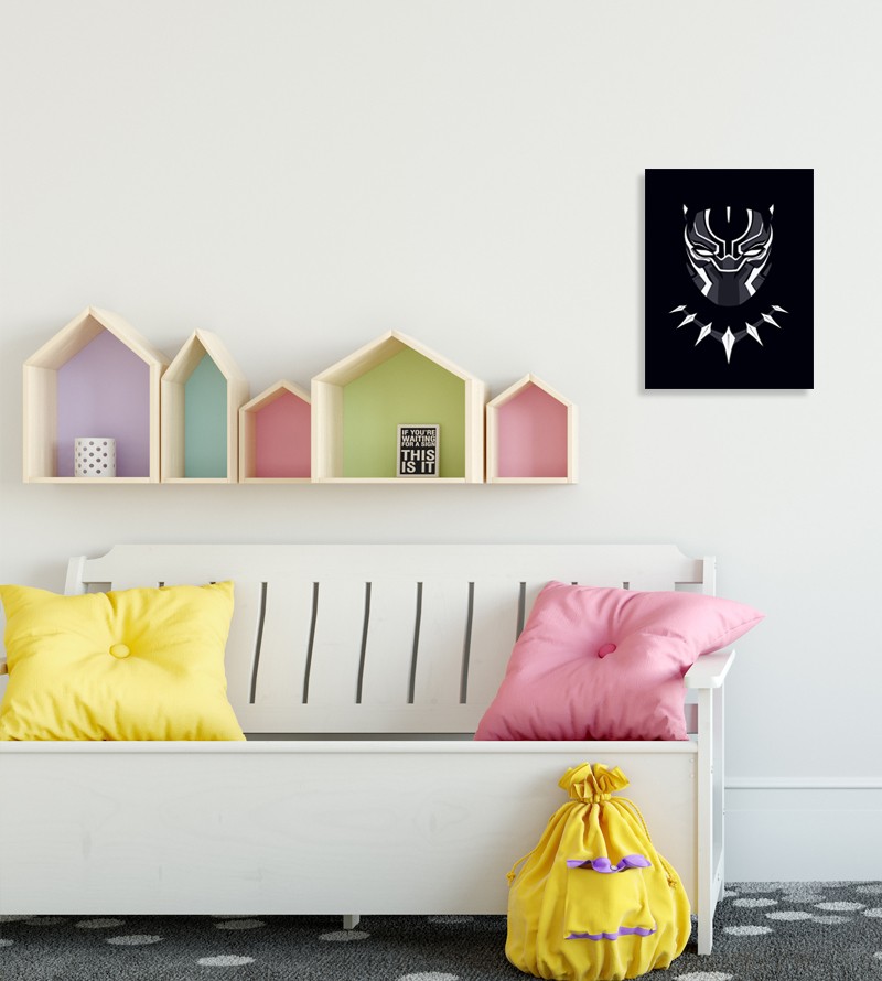 Quadro Decorativo Pantera Negra