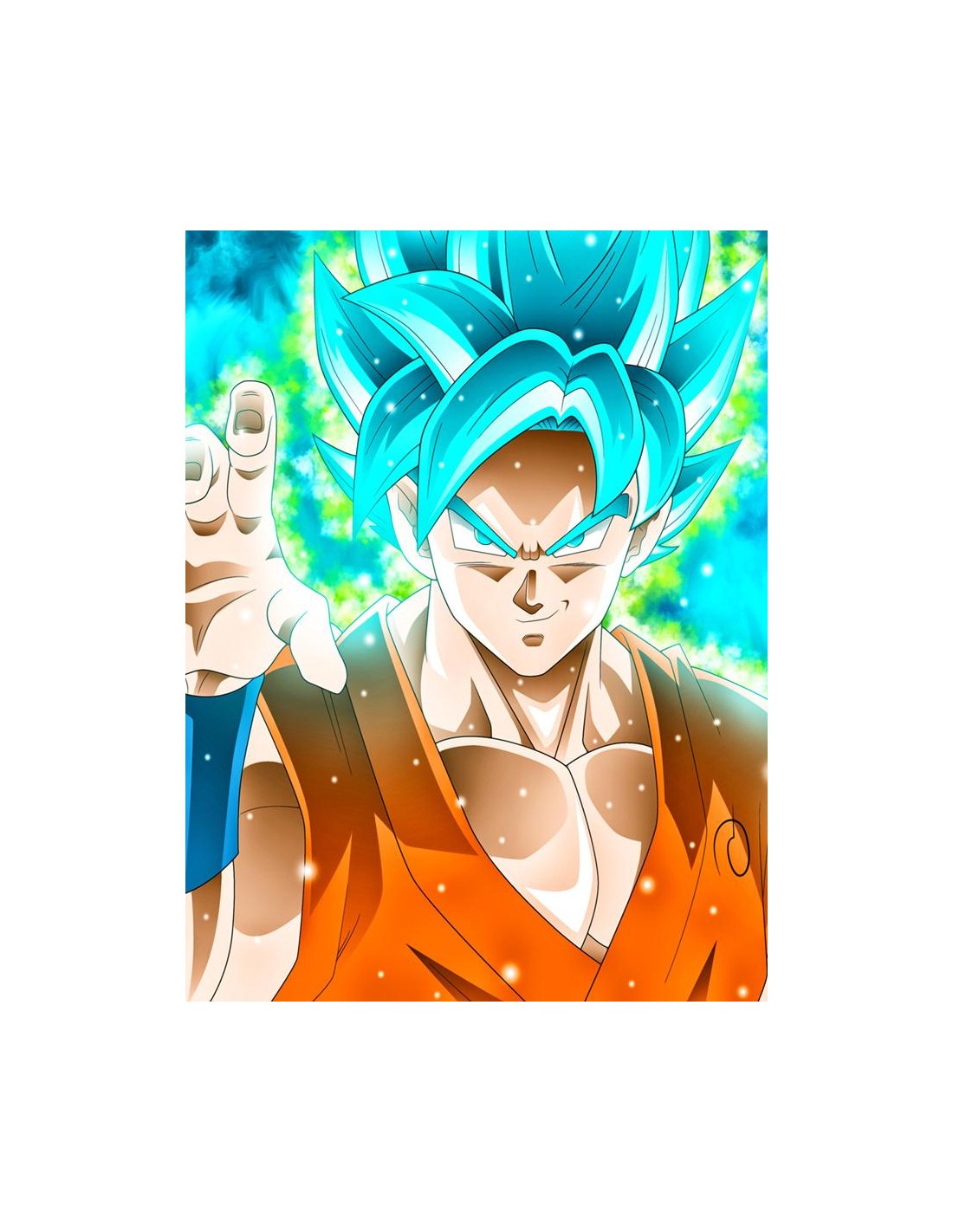 Quadro Decorativo Dragon Ball Goku Papel E Parede