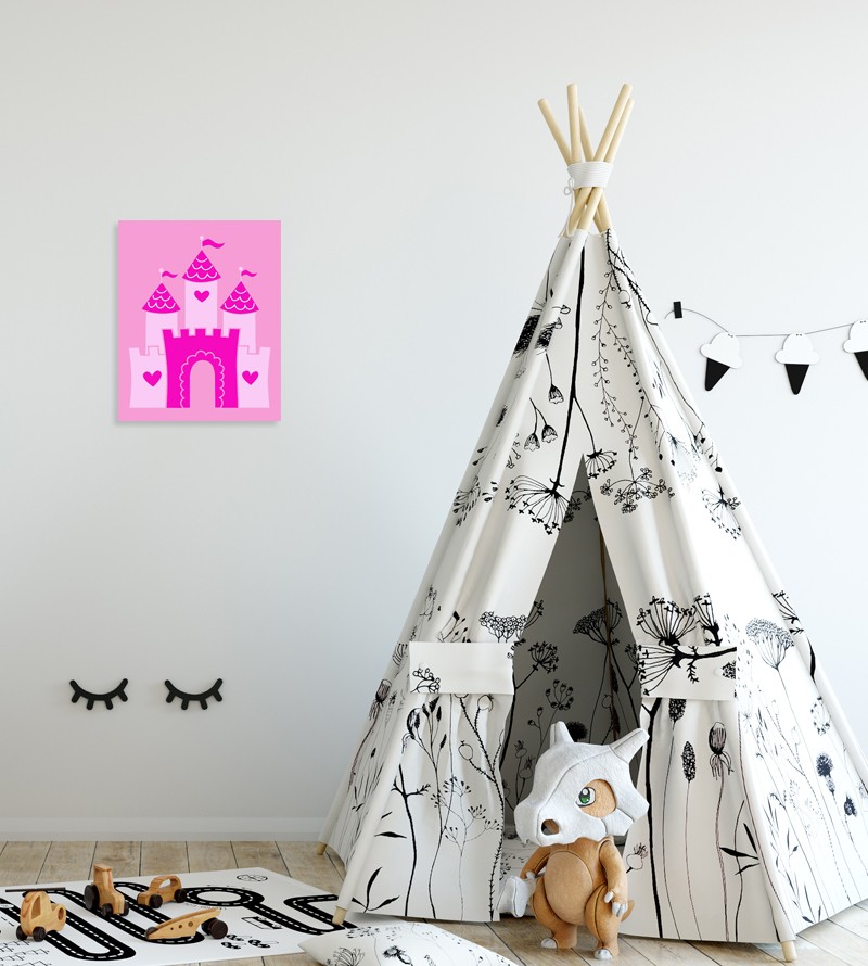 Quadro Decorativo Castelo Princesa