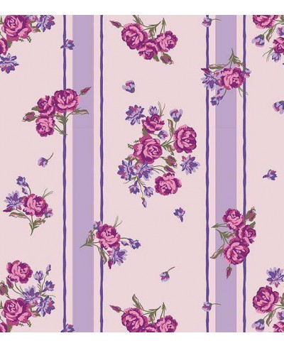 Papel de parede com folhagem em pink e detalhes em tons de roxo, fundo em rosa - Luxury 20 Papel de parede com folhagem em pink e detalhes em tons de roxo, fundo em rosa - Luxury 20