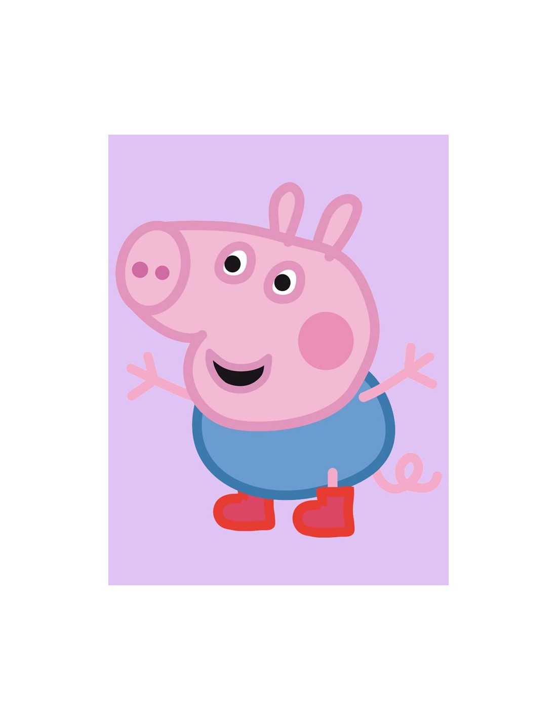 Quadro Decorativo Peppa Pig Baby | Papel e Parede