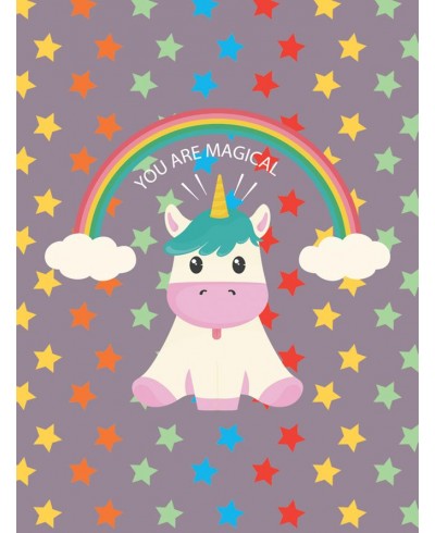 Quadro Decorativo Unicórnio Estrelas