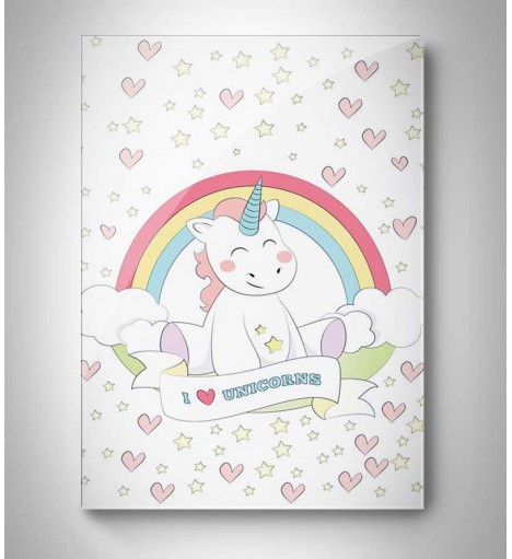 Quadro Decorativo Unicónio Baby