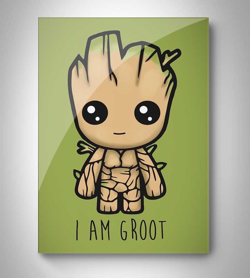 Quadro Decorativo Eu Sou Groot