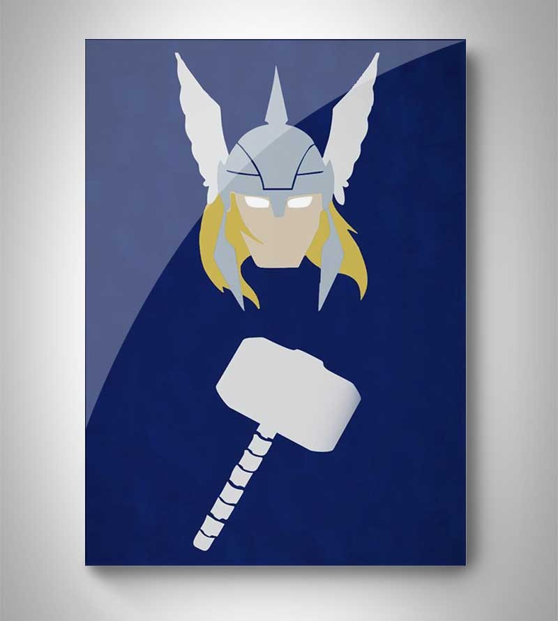 Quadro Decorativo Thor Logo