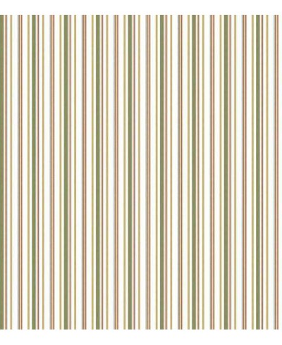 Papel de parede listrado bege, rosa e verde Papel de parede listrado bege, rosa e verde
