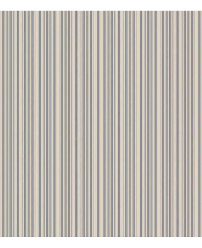 Papel de parede listrado cinza, creme e bege