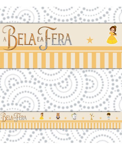 Border A Bela e a Fera Listras Border A Bela e a Fera Listras