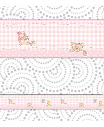 Border Ursinho Rosa Border Ursinho Rosa