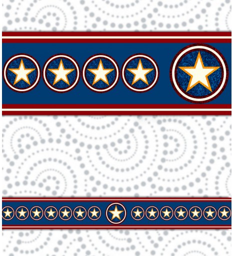 Border Capitão América Escudo