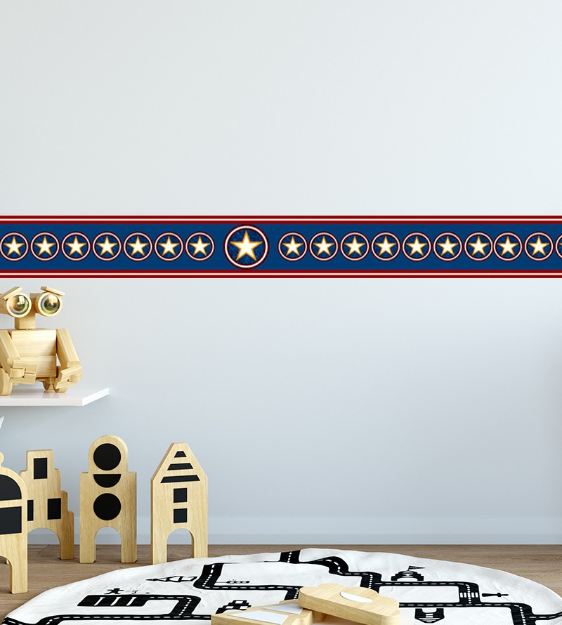 Border Capitão América Escudo