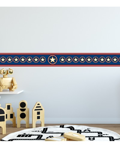 Border Capitão América Escudo