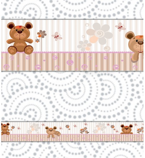 Border Ursinho Flores