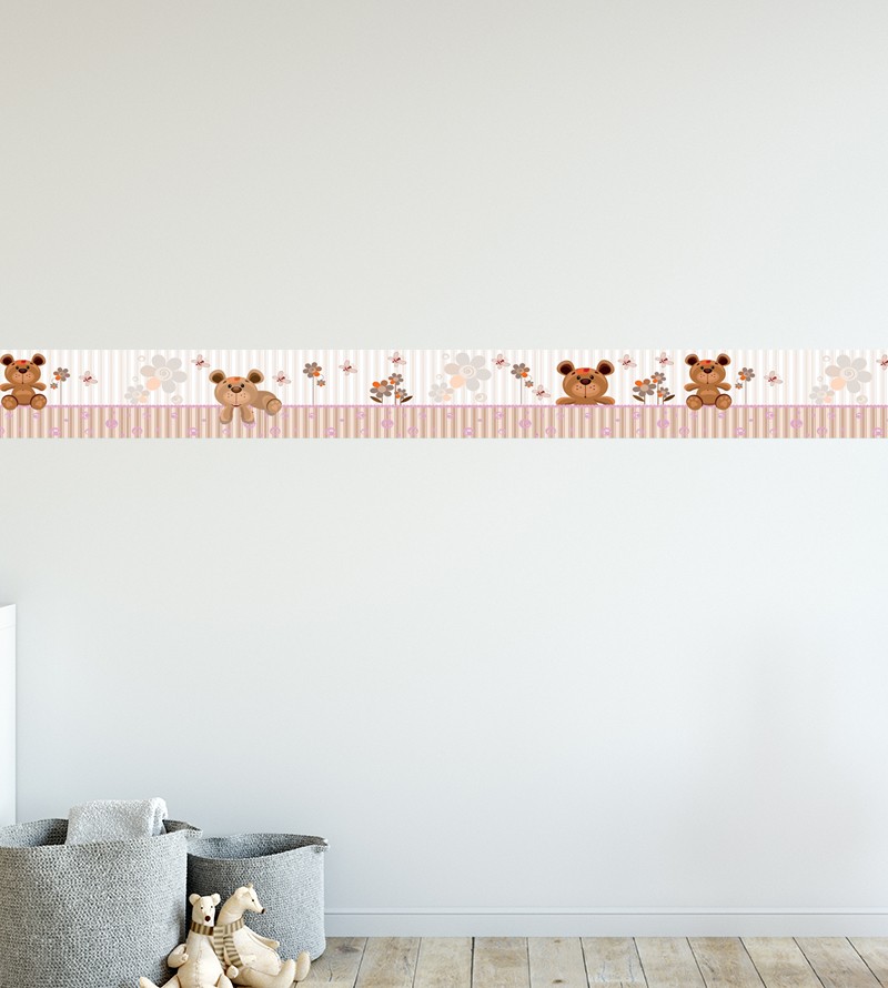 Border Ursinho Flores