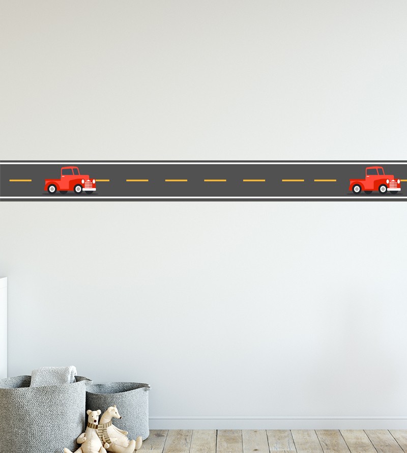 Border Caminhão Vermelho