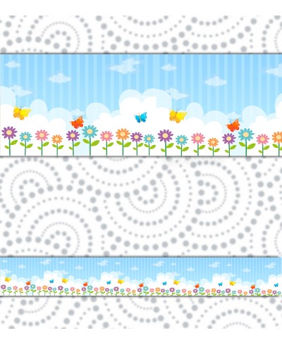 Border Flores e Borboletas