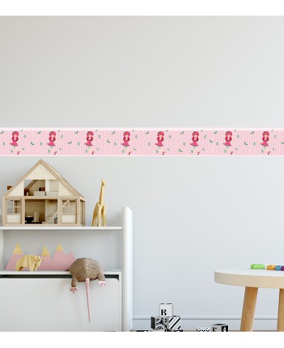 Faixa Decorativa Teen com Bolinhas e Detalhas em Branco Faixa Decorativa Teen com Bolinhas e Detalhas em Branco