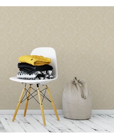 Papel de Parede Budapeste em Tons de Bege Papel de Parede Budapeste em Tons de Bege