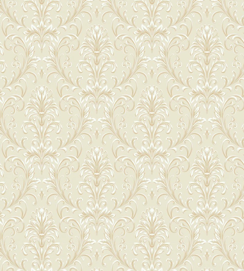 Papel de Parede Budapeste em Bege Claro e Detalhes Mais Escuros