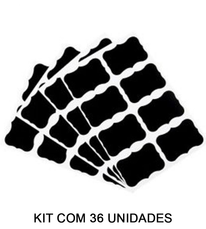 Plaquinha Etiqueta Adesiva Para Potes