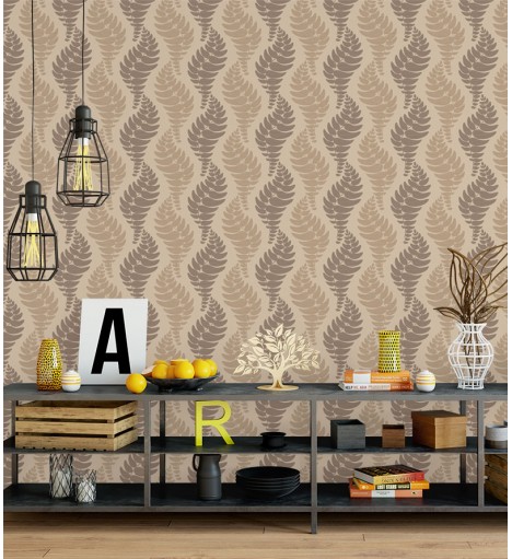 Papel de Parede Madrid em Tons de Bege e Nude