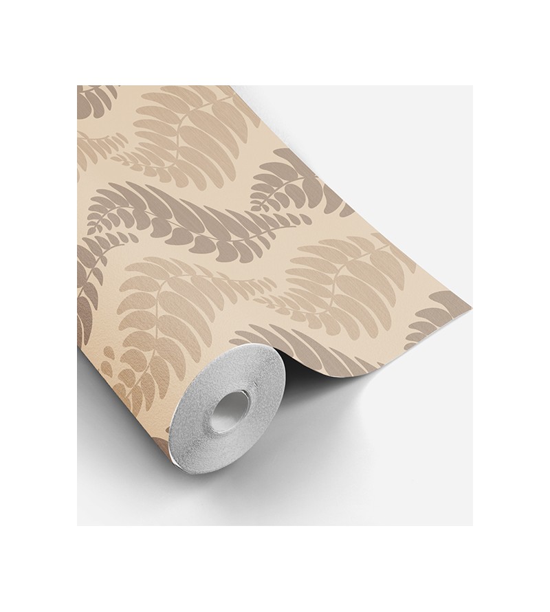 Papel de Parede Madrid em Tons de Bege e Nude