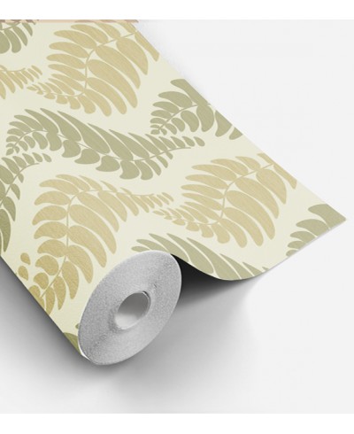 Papel de Parede Madrid em Tons Verde e Bege Papel de Parede Madrid em Tons Verde e Bege