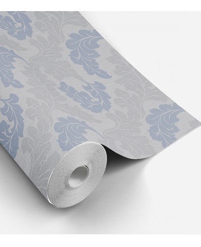 Papel de Parede Madrid em Tons de Cinza e Azul Papel de Parede Madrid em Tons de Cinza e Azul