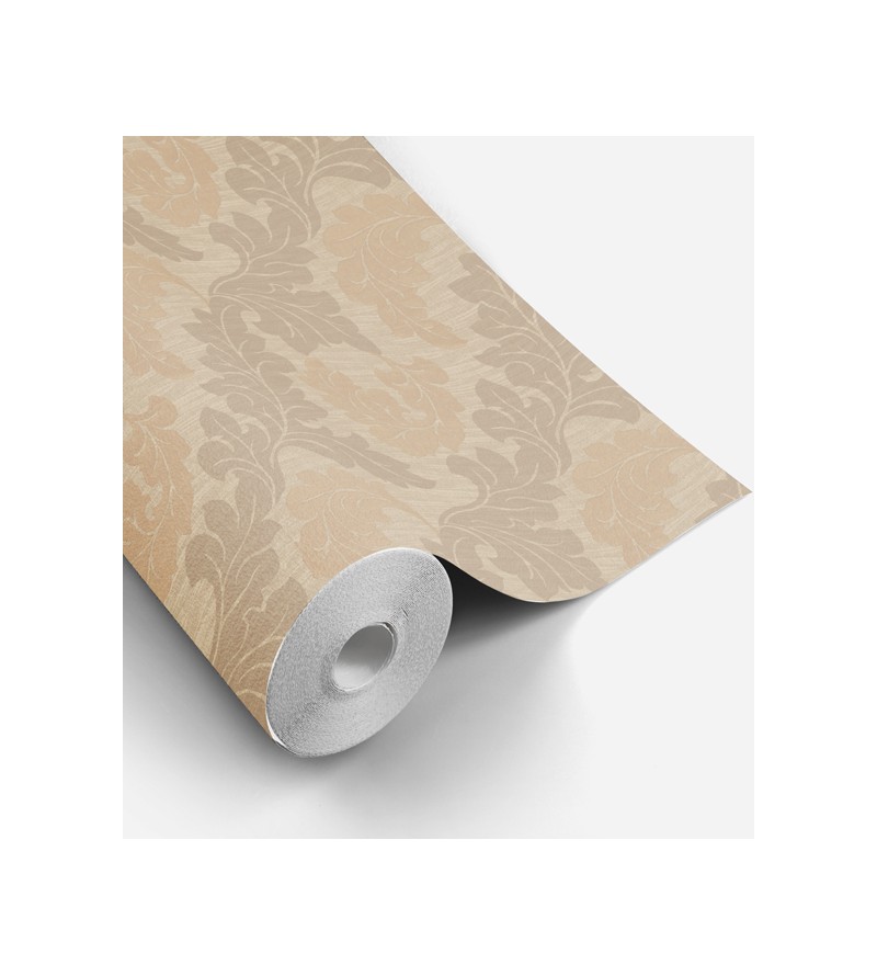 Papel de Parede Madrid em Tons de Castanho, Bege e Nude