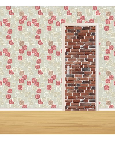 Adesivo de Porta Tijolo Concreto Adesivo de Porta Tijolo Concreto