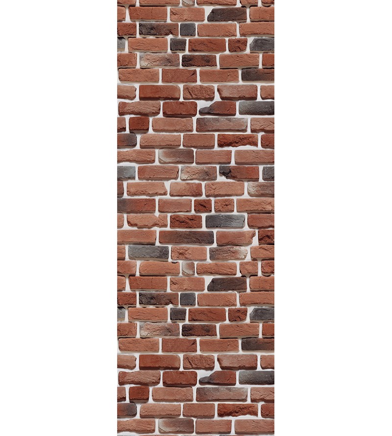 Adesivo de Porta Tijolo Concreto