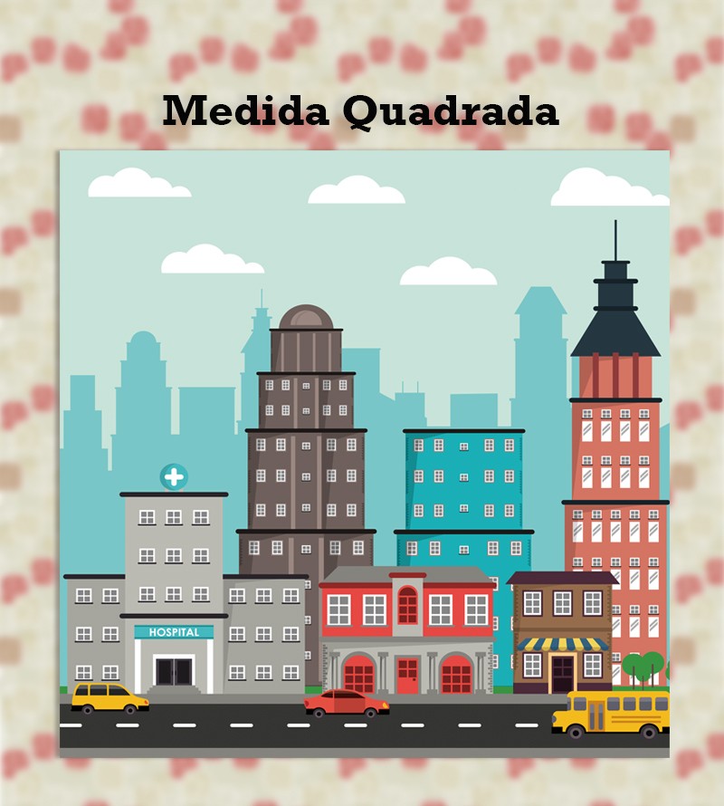 Papel de Parede Fotomural Cidade Cute