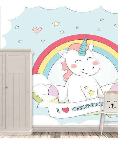 Papel de Parede Fotomural Unicórnio Baby Papel de Parede Fotomural Unicórnio Baby