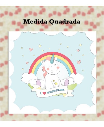 Papel de Parede Fotomural Unicórnio Baby Papel de Parede Fotomural Unicórnio Baby