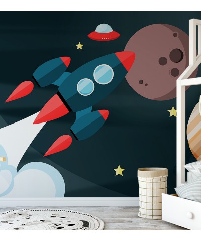 Papel de Parede Fotomural Foguete Espacial Papel de Parede Fotomural Foguete Espacial