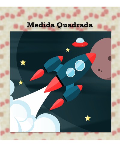 Papel de Parede Fotomural Foguete Espacial Papel de Parede Fotomural Foguete Espacial