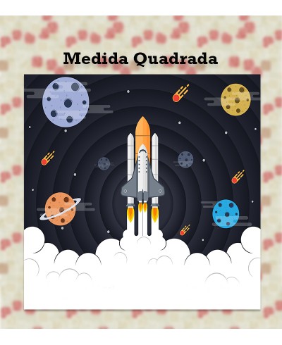 Papel de Parede Fotomural Decolagem Foguete