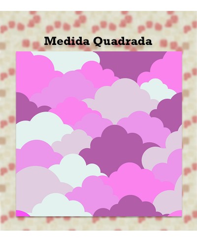 Papel de Parede Fotomural Nuvem Rosa