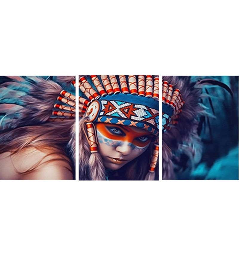 Quadro Composto Índia Apache