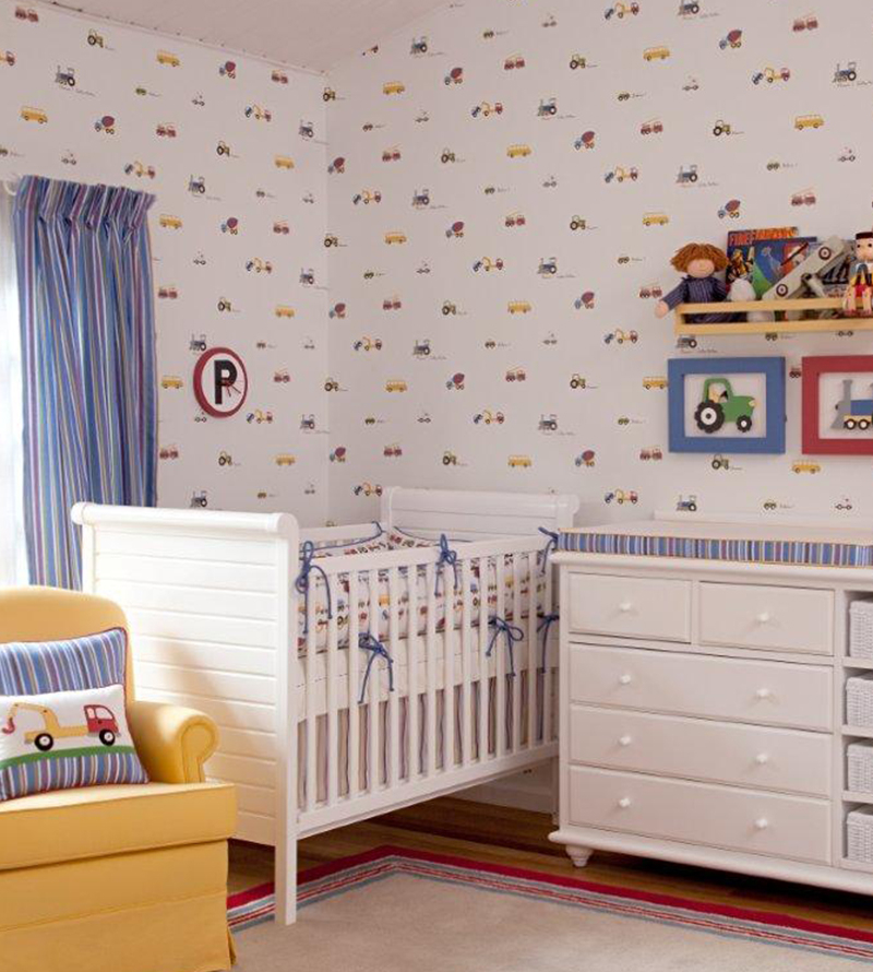 Dicas para decorar um quarto infantil com papeis de parede